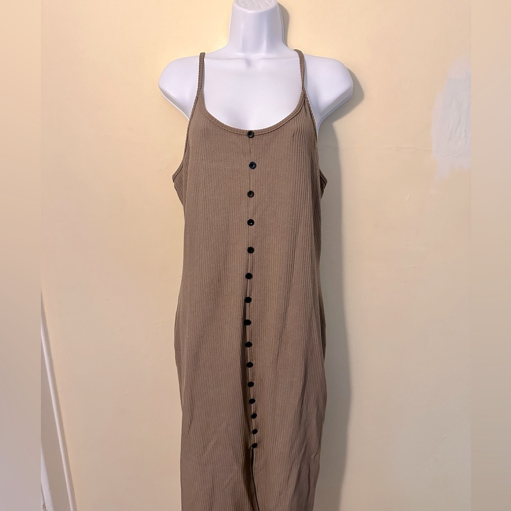Long brown dress